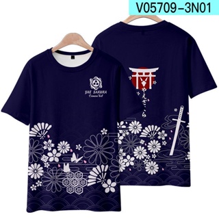 ✫Weatshirt Honkai Impact 3 anime two-dimensional game peripheral Fuhua T-shirt Yae Sakura Kiana Kasl_01