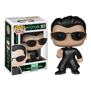 ฟิกเกอร์ Funko Pop 157 Movies: The Matrix Neo ของเล่นสําหรับเด็ก