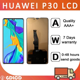 สําหรับ Huawei P30 จอแสดงผล LCD หน้าจอสัมผัส Digitizer เปลี่ยน