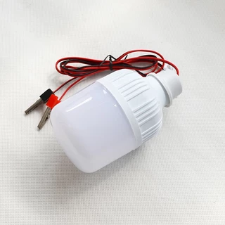หลอดไฟ LED E27 DC 12V 10W 15W 20W 30W 40W ความสว่างสูง สําหรับตั้งแคมป์