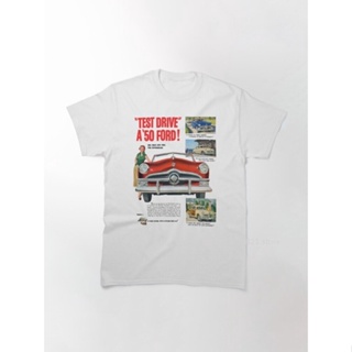 เสื้อยืด พิมพ์ลาย FORD 1950 BNmbff18ANjdlf80 สไตล์คลาสสิก ไม่ซ้ําใคร สําหรับผู้ชาย