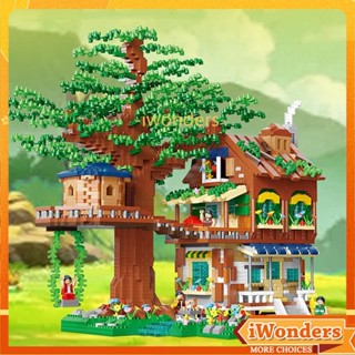 Nano Blocks Early Morning Tree House Building 4076pcs Fairy Tree House Creative DIY สถาปัตยกรรม My92015 ของขวัญของเล่น