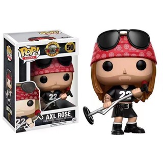 ฟิกเกอร์ Funko POP Rocks: Guns N Roses - Axl Rose 50 ของเล่นสําหรับเด็ก