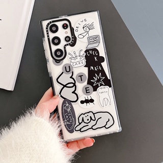 【Love Dog Rabbit】Casetify เคสโทรศัพท์มือถือแบบนิ่ม TPU กันกระแทก ลายกระต่าย แฟชั่น สําหรับ Samsung s23ultra s23 s22+ s22ultra s21 21+ s21ultra s20 s20+ s20ultra