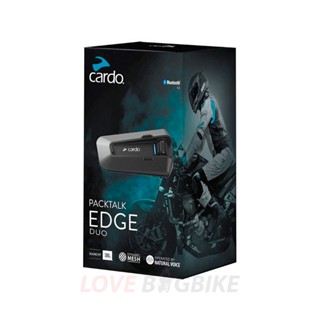 บลูทูธติดหมวก CARDO PACKTALK EDGE DUO (แพ็คคู่)