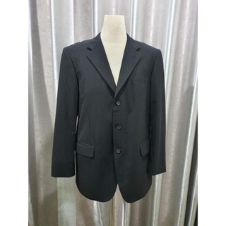 Suit0007 เสื้อสูท นำเข้า มือสอง สีดำ PARKLAND อก 42 นิ้ว