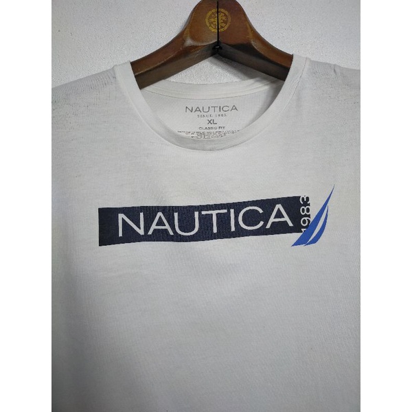 เสื้อยืด มือสอง งานแบรนด์ Nautica อก 48 ยาว 29