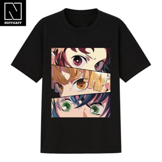 DEMON SLAYER T Shirt Unisex Short Sleeve 100% Premium Cotton 180Gsm Tee Baju Lelaki &amp; Perempuan Anime Mens T-shirt_08