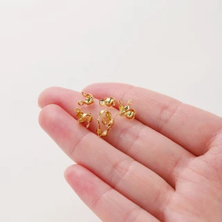 St. kunkka 10/100 ชิ้น 18k 14K อุปกรณ์เชื่อมต่อลูกปัด สแตนเลสจะไม่จางหาย DIYสร้อยคอสร้อยข้อมือ