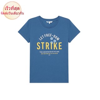 AIIZ (เอ ทู แซด) - เสื้อยืดผู้หญิง ลายกราฟิก Womens Bowling T-Shirts