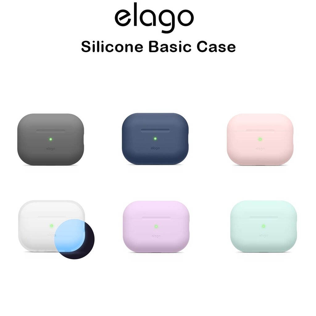Elago Silicone Basic Case เคสกันกระแทกเกรดพรีเมี่ยมจากอเมริกา เคสสำหรับ AirPods Pro2(ของแท้100%)