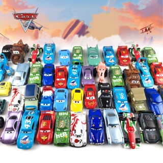 Boys Disney Pixar Cars 2 3 Metal Alloy Car Models Lightning McQueen Jackson Storm Doctor Hudson Mather 1:55 Birthday Gift Toys