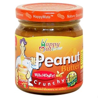 แฮปปี้เมทครีมถั่วลิสงผสมน้ำผึ้งหยาบ200HAPPYMATE  PEANUTWITHHONEY CRUNCHY200G.