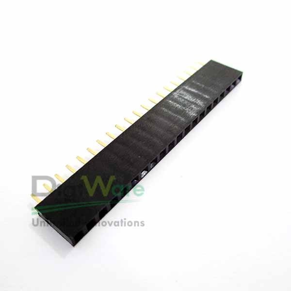 Pin Header Female 1x20 Pin Single Row 2.54mm