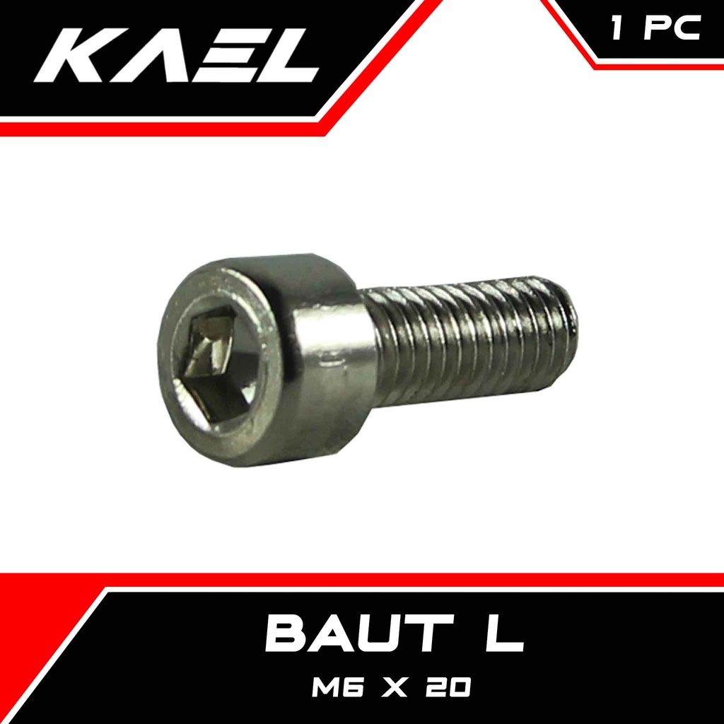 Bolt L M6 x 20 Bolt L5 Bolt M6x20 6X20 M 6 x 20 Key K 5 P P P Pitch 1