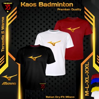 Mizuno PREMIUM BADMINTON เสื้อยืด เหมาะสําหรับกีฬา / เสื้อพรีเมี่ยมแบดมินตัน_01