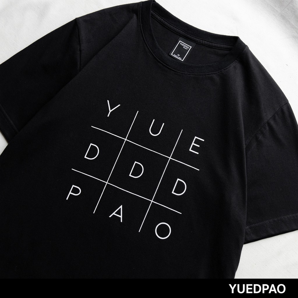 เสื้อยืดสีดำ เสือยืดผู้ชาย เสื้อแขนสั้น Yuedpao [ Yuedpao XO_สีดำ ] รับประกัน ไม่ย้วยมากกว่า 2 ปี ผ้