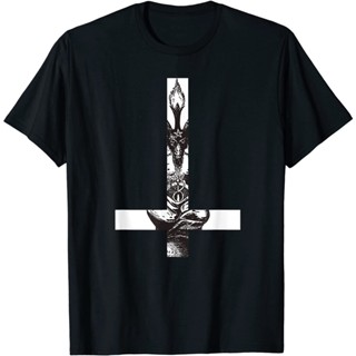 เสื้อยืด พิมพ์ลาย Baphomet Is My Spirit Animal Satan สีดํา สําหรับผู้ใหญ่S-5XL_01