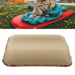 Sporting Fitness Outdoor 3D Inflatable Camping Travel Pillow หมอนเป่าลมอัตโนมัติแบบพกพาเพื่อการงีบหลับยามว่าง