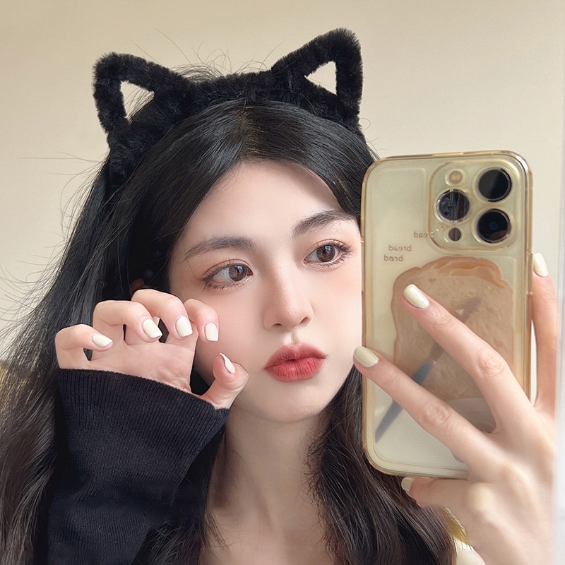 ใหม่ ที่คาดผมหูแมว ตุ๊กตาน่ารัก ฤดูใบไม้ร่วง ฤดูหนาว การ์ตูน ที่คาดผม เครื่องแต่งกายเด็ก ปาร์ตี้