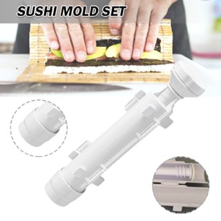 Sushi Making Kit Sushi Bazooka Maker with Bamboo Mats Chopsticks Paddle Spreader