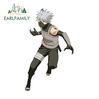 Earlfamily สติกเกอร์กันแดด ลายการ์ตูนนารูโตะ Hatake Kakashi ขนาด 13 ซม. x 7.7 ซม. สไตล์ญี่ปุ่น สําหรับติดตกแต่ง