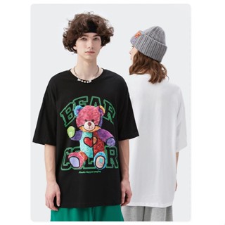 【HOT】ALAND เสื้อยืด  INFLATION รุ่น 3D BEAR GRAPHIC T-SHIRTS