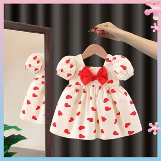 Summer baby girl dress new girl summer dress 0-3 years old infant western style short sleeve princess dress 6-9