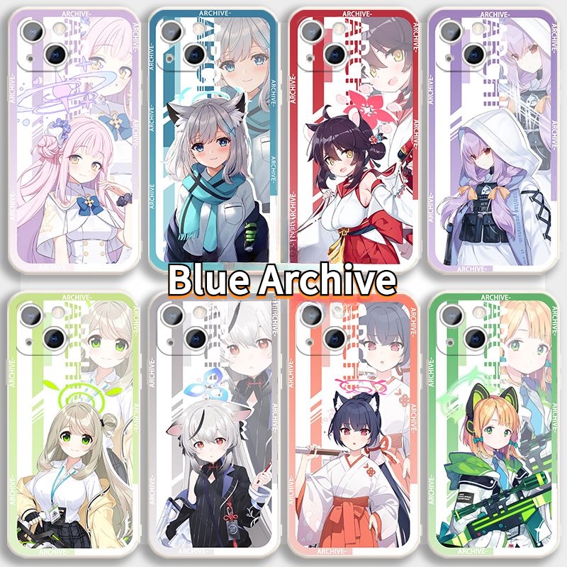 Blue Archive Yayaka Hakko Miyuko real phone case compatible with iPhone13pro Apple 14 Two-Dimensional peripherals เคสโทรศัพท์มือถือ