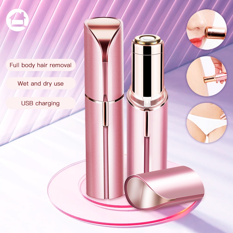 เครื่องกําจัดขนรักแร้ ขนไฟฟ้า ชาร์จ USB ขนาดเล็ก สําหรับผู้หญิง