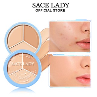 Sace Lady คอนซีลเลอร์ สามสี มอยส์เจอร์ไรซิ่ง คอนซีลเลอร์ คอนทัวร์ ครีมรองพื้น ธรรมชาติ
