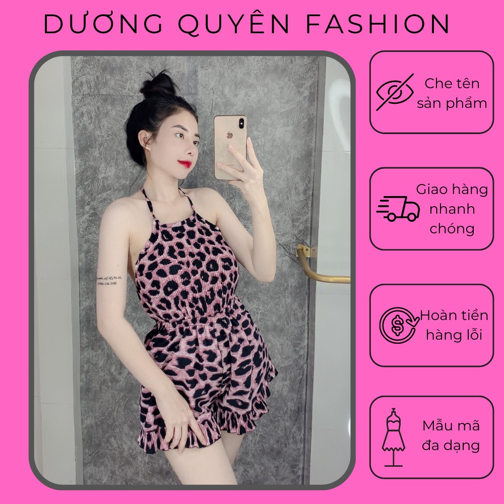 ชุดนอนสตรี ชุดนอนเซ็กซี่ คล้องคอ ฟรีไซส์ <57kg - DCQ Pajamas