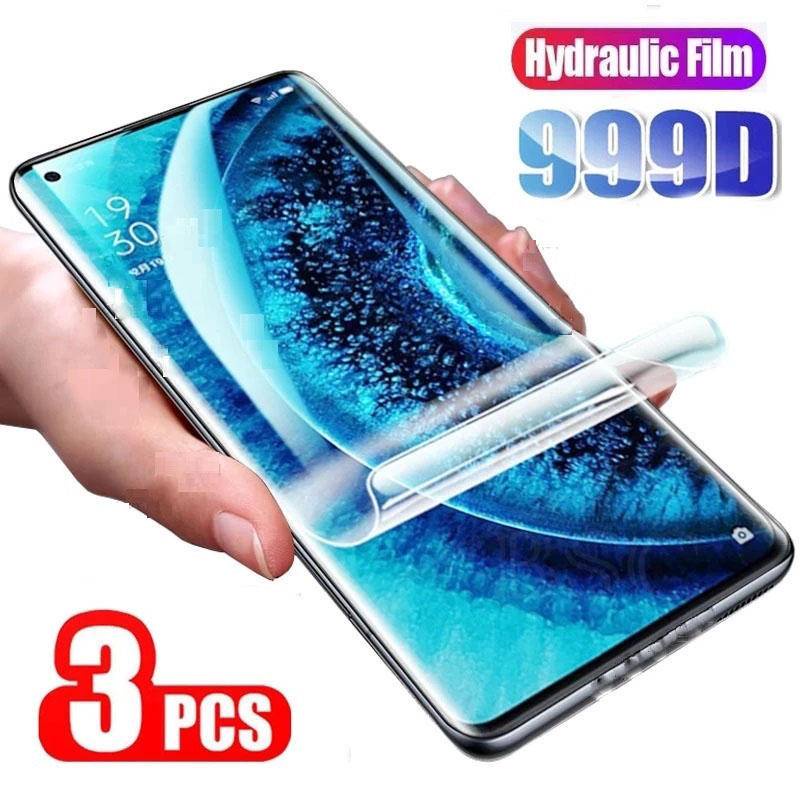 3 ชิ้นสําหรับ OPPO Realme 10 Pro Plus Hydrogel ฟิล์มไม่แก้วสําหรับ Realme10 Realme10 Pro Realme10 Pr