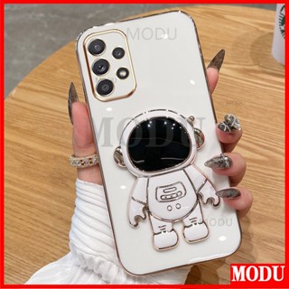 Modu เคสโทรศัพท์ ซิลิโคนนิ่ม ลายนักบินอวกาศ 6D พร้อมขาตั้ง สําหรับ Samsung A32 A52 A72 A33 A53 A73 A23 A13 4G 5G