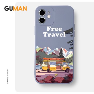 Guman เคสไอโฟน เคสซิลิโคนนุ่มกันกระแทกการ์ตูนน่ารักตลก เคสโทรศัพท์ Compatible for iPhone 14 13 12 11 Pro Max SE 2020 X XR XS 8 7 6 6S Plus พลัส XYB1419