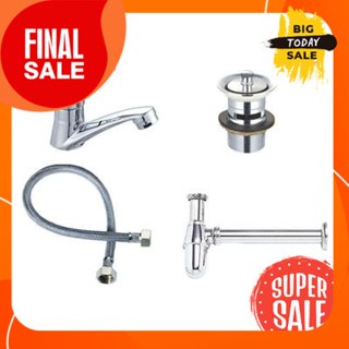 ก๊อกอ่างล้างหน้าชุดเซต EIDOSA รุ่น EI 3656116 โครเมียมBasin faucet set EIDOSA model EI 3656116 chrome