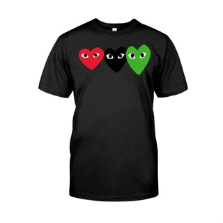 Comme Des Garcon Shirt, Classic Men Love heart graphic T-Shirt