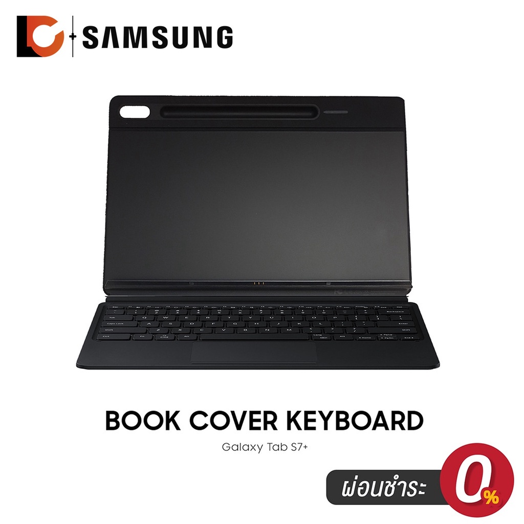 SAMSUNG Galaxy Tab S7+ Book Cover Keyboard | เคสคีย์บอร์ดสำหรับ Galaxy Tab S7+  *สินค้าเฉพาะเคสไม่รวมตัวเครื่อง