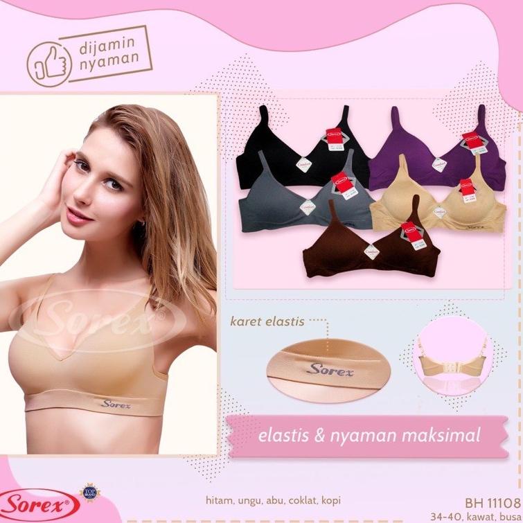 READY Sorex 11108 สปอร์ตบรา Underwire Size 34-40 CUP C