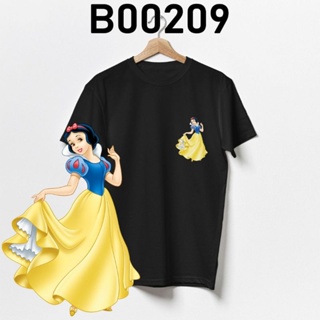 TSHIRT SNOW WHITE SEVEN DWARTS WOMEN MEN ANIME DISNEY CUTE BAJU LELAKI PEREMPUAN COTTON OVERSIZE B00209_03