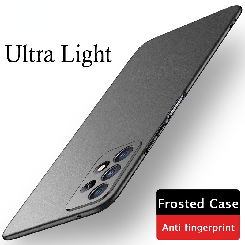 เคสโทรศัพท์มือถือแบบแข็ง ผิวด้าน บางมาก สําหรับ Samsung Galaxy A14 A34 A54 A52 A51 A71 A12 4G 5G