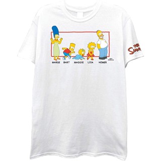 เสื้อยืดผ้าฝ้ายพิมพ์ลายเสื้อยืด พิมพ์ลาย The Simpsons Bart Simpson สไตล์คลาสสิก สําหรับผู้ชาย S-4XL_09