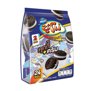 ซูโม่ ก. มินิคุกกี้ไส้ครีม 10X24SUMO MINI COOKIESANDCREAM10G.X24