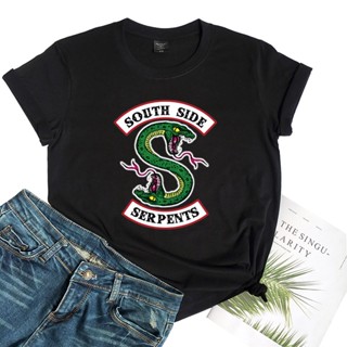 Riverdale Snake T shirt Women Harajuku Tops South Side Serpents Tees_02