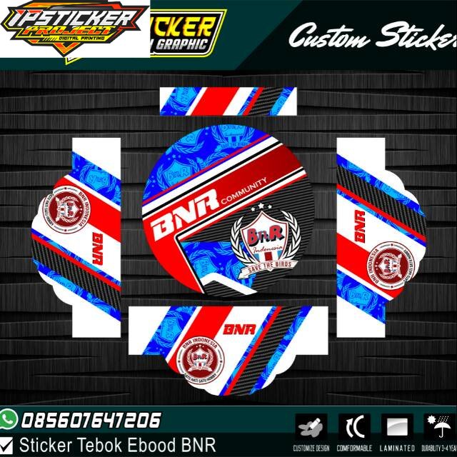 สติ๊กเกอร์บอส BNR***