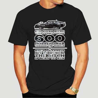 New Mad Max Tshirt supercharger interceptor car movie v8 pursuit 600 horse power  Fashion style mens T-shirt_02