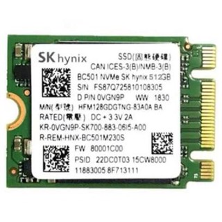 ใหม่ 95% โซลิดสเตทไดรฟ์ SK Hynix BC501 512GB M.2 2230 PCIe NVMe SSD 2 ชิ้น