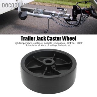 Docool Mo รถพ่วงขนาด 6 นิ้ว Jack Wheel 1200LB ความสามารถในการรับน้ำหนักสูงทนต่ออุณหภูมิสูง Caster สำหรับ RV Trolleys