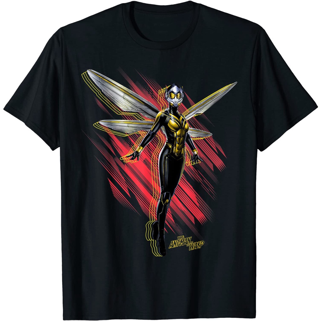 HOT ITEM!!Family Tee Couple Tee                         Marvel Ant-Man &amp; The Wasp Abstract Flutter Graphic T-Shirt _11