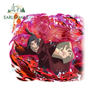 Earlfamily สติกเกอร์ลามิเนต ลายการ์ตูนนารูโตะ Itachi ขนาด 13 ซม. x 11.7 ซม. สําหรับติดตกแต่งรถยนต์